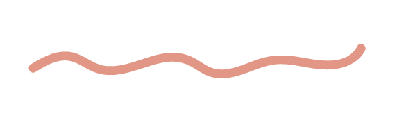 Rosa geschwungene Linie auf hellem Hintergrund.